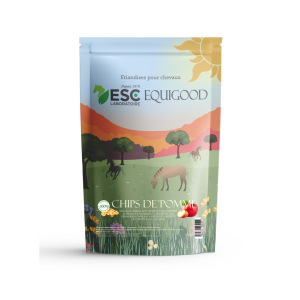 CHIPS DE POMME Cheval – Friandises sans sucres et naturelles