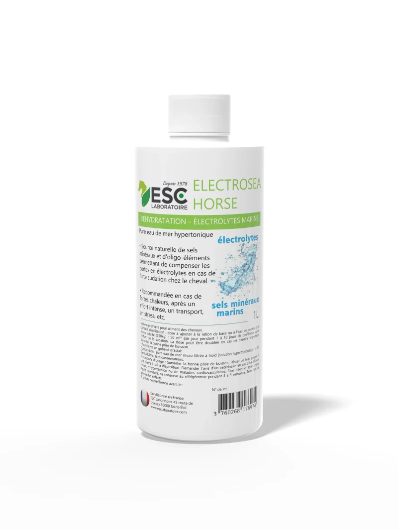Electrosea Horse electrolytes cheval ESC Laboratoire