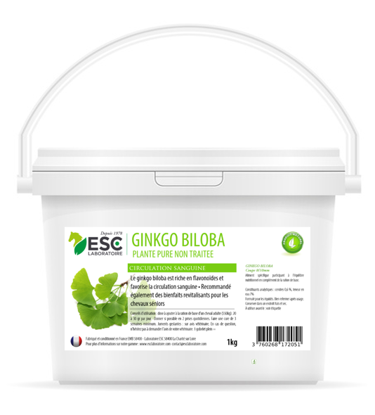 Ginko Biloba Cheval - ESC Laboratoire