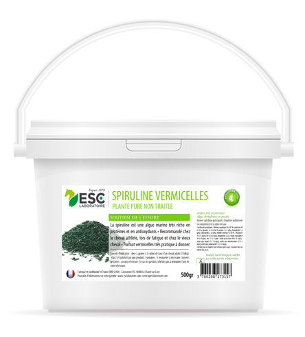 Spiruline vermicelles cheval- ESC laboratoire