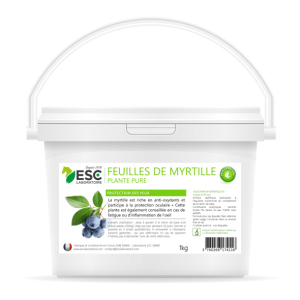feuilles de myrtille pure ESC Laboratoire