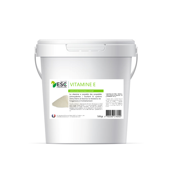 Vitamine E cheval -ESC laboratoire