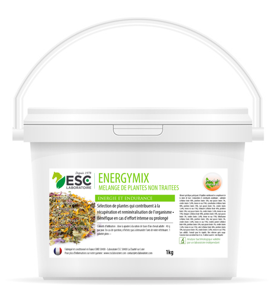 Energymix - Soutien de l'effort du cheval - ESC Laboratoire