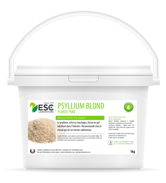 psyllium blond pour cheval ESC Laboratoire